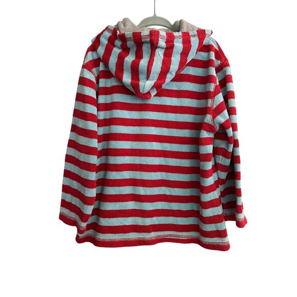 Mini Boden Towelling Hoodie Pullover Unisex Size 5/6 Beach Pool - Picture 2 of 2